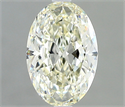 Natural Diamond 0.70 Carats, Oval with  Cut, J Color, VS1 Clarity and Certified by IGI