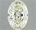 Natural Diamond 0.70 Carats, Oval with  Cut, J Color, VS1 Clarity and Certified by IGI