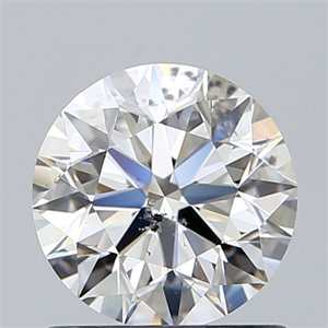 Picture of Natural Diamond 0.82 Carats, Round with Excellent Cut, I Color, SI2 Clarity and Certified by GIA