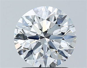 Picture of Natural Diamond 1.50 Carats, Round with Excellent Cut, D Color, SI1 Clarity and Certified by GIA