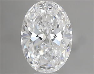 Picture of Natural Diamond 0.51 Carats, Oval with  Cut, D Color, VVS2 Clarity and Certified by GIA