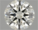 Natural Diamond 0.60 Carats, Round with Excellent Cut, M Color, VVS1 Clarity and Certified by GIA