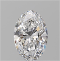 Diamante Natural 0.90 quilates, Ovalado , Color D, claridad VS1 y certificado GIA