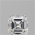 Diamante Natural 0.91 quilates, Asscher , Color G, claridad VVS2 y certificado GIA