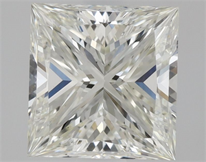 Picture of Natural Diamond 1.01 Carats, Princess with  Cut, J Color, VS1 Clarity and Certified by GIA
