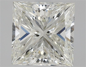 Picture of Natural Diamond 1.01 Carats, Princess with  Cut, J Color, VS1 Clarity and Certified by GIA