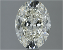 Natural Diamond 2.00 Carats, Oval with  Cut, I Color, SI2 Clarity and Certified by IGI
