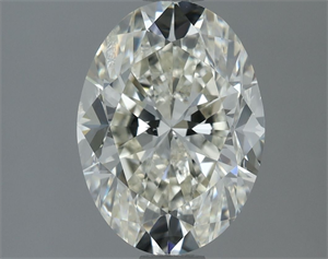 Picture of Natural Diamond 2.00 Carats, Oval with  Cut, I Color, SI2 Clarity and Certified by IGI