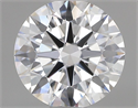 Lab Grown Diamond 1.05 Carats, Round with Ideal Cut, D Color, VVS2 Clarity and Certified by IGI