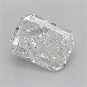 Picture of Natural Diamond 1.50 Carats, Radiant with  Cut, H Color, I1 Clarity and Certified by GIA