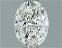 Natural Diamond 1.01 Carats, Oval with  Cut, G Color, VS2 Clarity and Certified by IGI