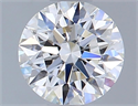 Natural Diamond 0.41 Carats, Round with Excellent Cut, F Color, VS1 Clarity and Certified by GIA