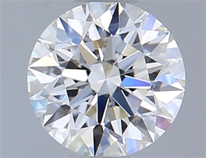 Picture of Natural Diamond 0.41 Carats, Round with Excellent Cut, F Color, VS1 Clarity and Certified by GIA
