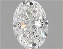 Diamante Natural 0.90 quilates, Ovalado , Color H, claridad VVS2 y certificado GIA