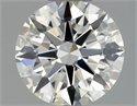 Natural Diamond 0.50 Carats, Round with Excellent Cut, H Color, VS2 Clarity and Certified by GIA