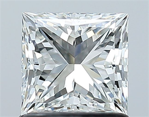 Foto Diamante Natural 1.01 quilates, Princesa , Color H, claridad VS2 y certificado GIA de