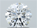 Diamante Natural 1.12 quilates, Redondo , Color D, claridad FL y certificado GIA
