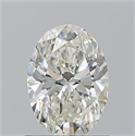 Natural Diamond 1.01 Carats, Oval with  Cut, J Color, SI1 Clarity and Certified by GIA