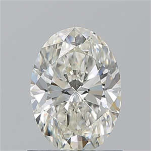 Picture of Natural Diamond 1.01 Carats, Oval with  Cut, J Color, SI1 Clarity and Certified by GIA