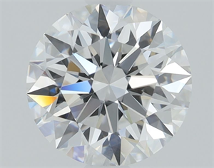 Picture of Lab Grown Diamond 2.08 Carats, Round with Ideal Cut, E Color, VS1 Clarity and Certified by IGI