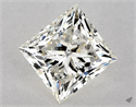 Diamante Natural 5.01 quilates, Princesa , Color J, claridad SI2 y certificado GIA