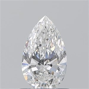 Picture of Natural Diamond 0.70 Carats, Pear with  Cut, E Color, VS2 Clarity and Certified by GIA