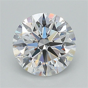 Picture of Lab Grown Diamond 1.32 Carats, Round with Ideal Cut, D Color, VS2 Clarity and Certified by IGI