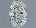 Natural Diamond 1.02 Carats, Oval with  Cut, I Color, SI1 Clarity and Certified by IGI