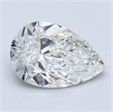 Diamante Natural 2.30 quilates, De pera , Color G, claridad SI2 y certificado GIA