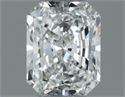 Natural Diamond 0.50 Carats, Radiant with  Cut, H Color, VS1 Clarity and Certified by GIA