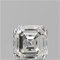 Diamante Natural 1.50 quilates, Asscher , Color I, claridad VS1 y certificado GIA