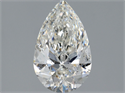 Natural Diamond 0.90 Carats, Pear with  Cut, H Color, SI2 Clarity and Certified by GIA