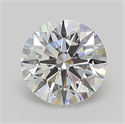 Lab Grown Diamond 1.03 Carats, Round with Ideal Cut, D Color, VVS1 Clarity and Certified by IGI