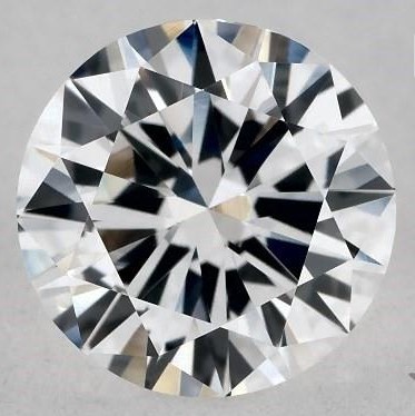 Foto Diamante redondo de 1,00 quilates con buen corte, color D, VVS2 y certificado por GIA de