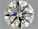 Natural Diamond 0.90 Carats, Round with Excellent Cut, L Color, VVS1 Clarity and Certified by GIA