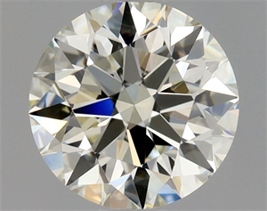 Picture of Natural Diamond 0.90 Carats, Round with Excellent Cut, L Color, VVS1 Clarity and Certified by GIA