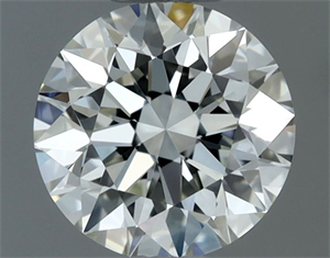 Picture of Natural Diamond 0.56 Carats, Round with Excellent Cut, H Color, IF Clarity and Certified by IGI