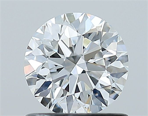 Picture of Natural Diamond 0.73 Carats, Round with Excellent Cut, E Color, VS1 Clarity and Certified by GIA