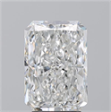 Diamante Natural 3.50 quilates, Radiante , Color F, claridad VS2 y certificado GIA