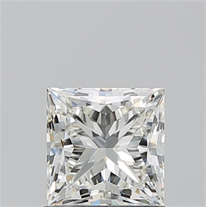 Picture of Natural Diamond 1.01 Carats, Princess with  Cut, J Color, VVS1 Clarity and Certified by GIA