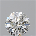 Natural Diamond 0.45 Carats, Round with Very Good Cut, J Color, VS1 Clarity and Certified by GIA