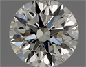 Diamante Natural 0.57 quilates, Redondo , Color J, claridad VVS1 y certificado GIA