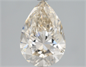 Natural Diamond 2.10 Carats, Pear with  Cut, K Color, VVS1 Clarity and Certified by HRD