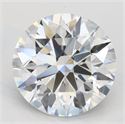 Lab Grown Diamond 3.05 Carats, Round with Excellent Cut, D Color, VVS1 Clarity and Certified by GIA