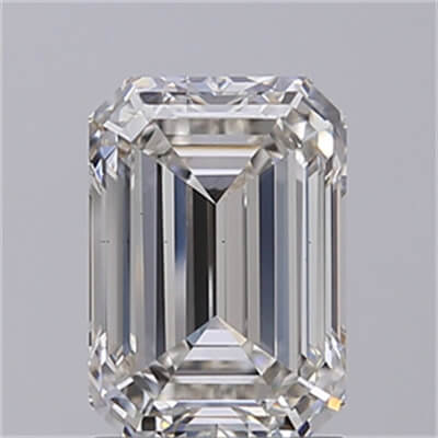 Anillo de compromiso para hombre con diamante de laboratorio esmeralda de 2,50 quilates de talla ideal, E VVS2
