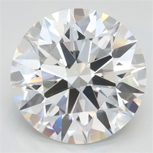 Foto Del inventario de diamantes de laboratorio, 3.12 quilates, Redondo , Color D, claridad VVS1 y certificado IGI de