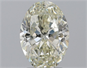 Natural Diamond 2.51 Carats, Oval with  Cut, M Color, SI2 Clarity and Certified by GIA