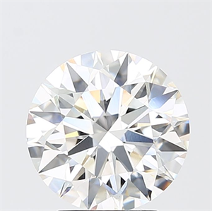 Picture of Lab Grown Diamond 3.10 Carats, Round with Ideal Cut, F Color, VS1 Clarity and Certified by IGI