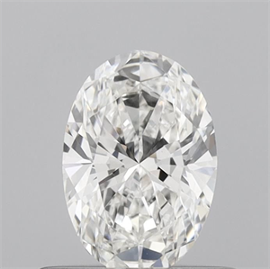 Picture of Natural Diamond 0.50 Carats, Oval with  Cut, F Color, VVS2 Clarity and Certified by IGI