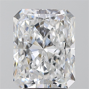 Foto Diamante Natural 3.51 quilates, Radiante , Color D, claridad VS1 y certificado GIA de